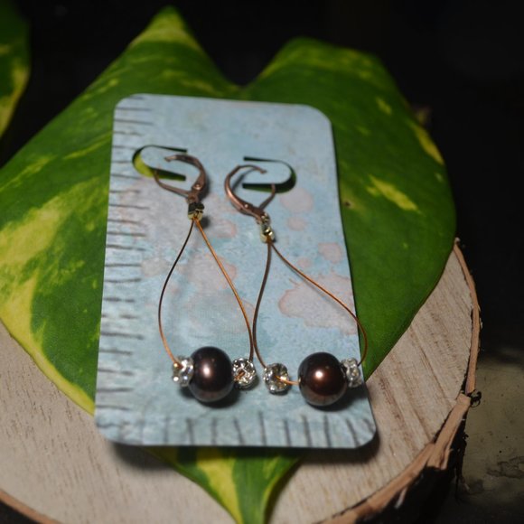 Handmade hoop earrings